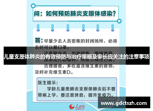 儿童支原体肺炎的有效预防与治疗策略及家长应关注的注意事项